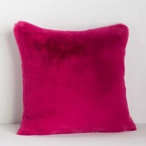 Anthropologie Sophie Faux Fur Pillow New With Tag